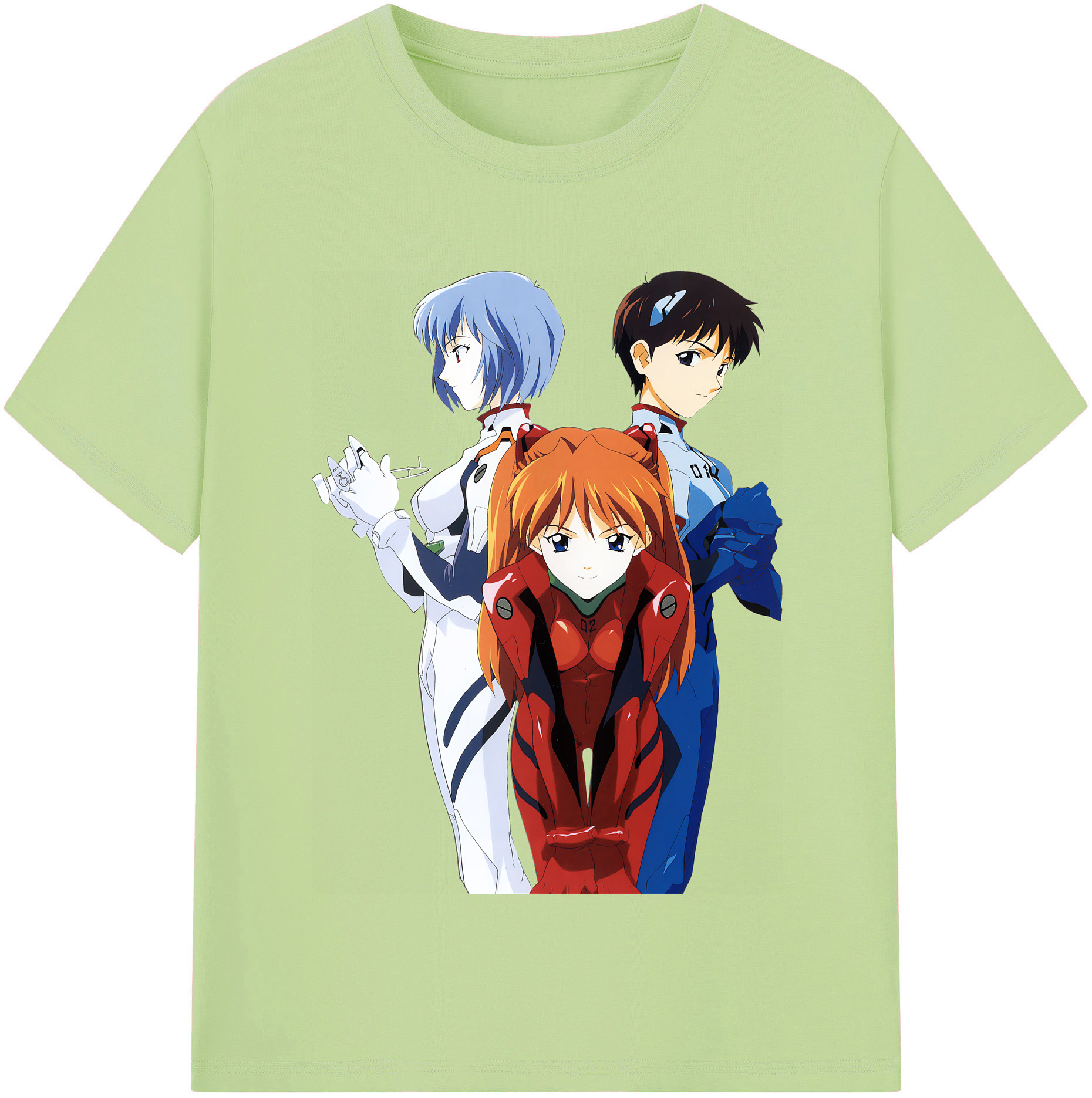 （画像用） EVA 新世紀エヴァンゲリオン 綿100％半袖Tシャツ（フロントプリント）